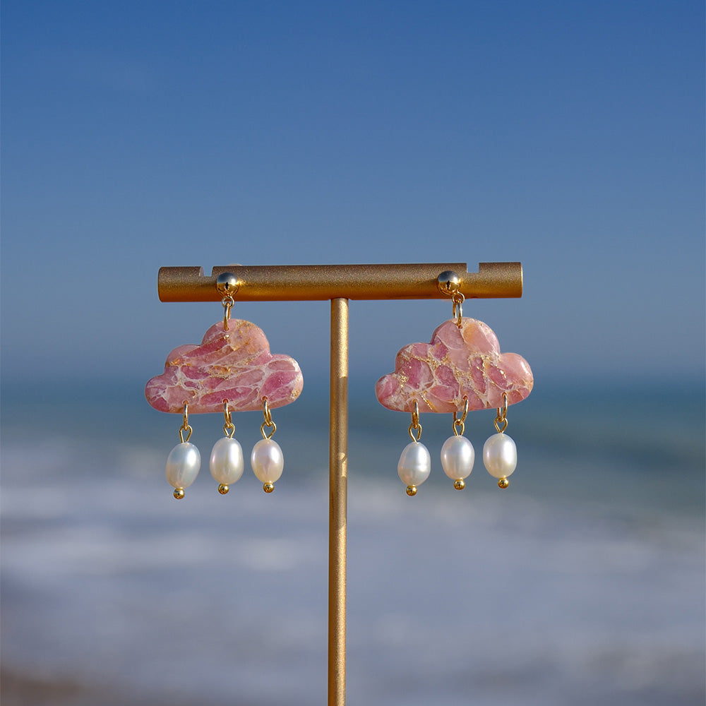 Blush cloud Earrings