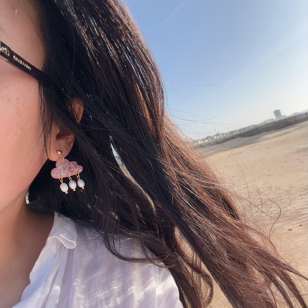 Blush cloud Earrings