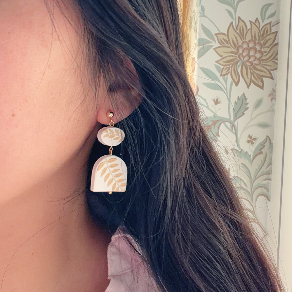 Golden Wheat Earrings