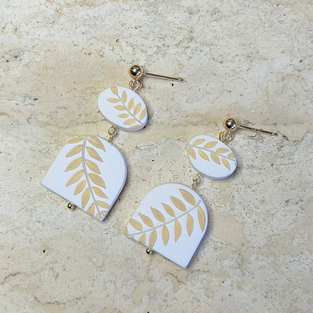 Golden Wheat Earrings