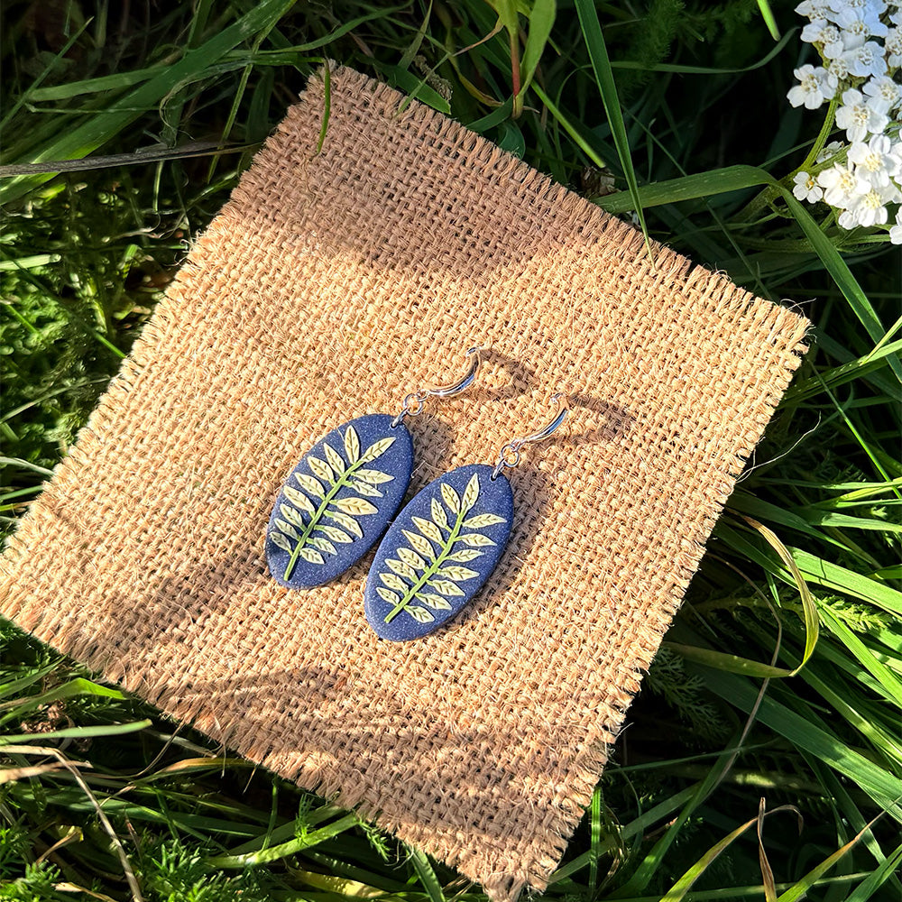Mindnight Fern Earrings