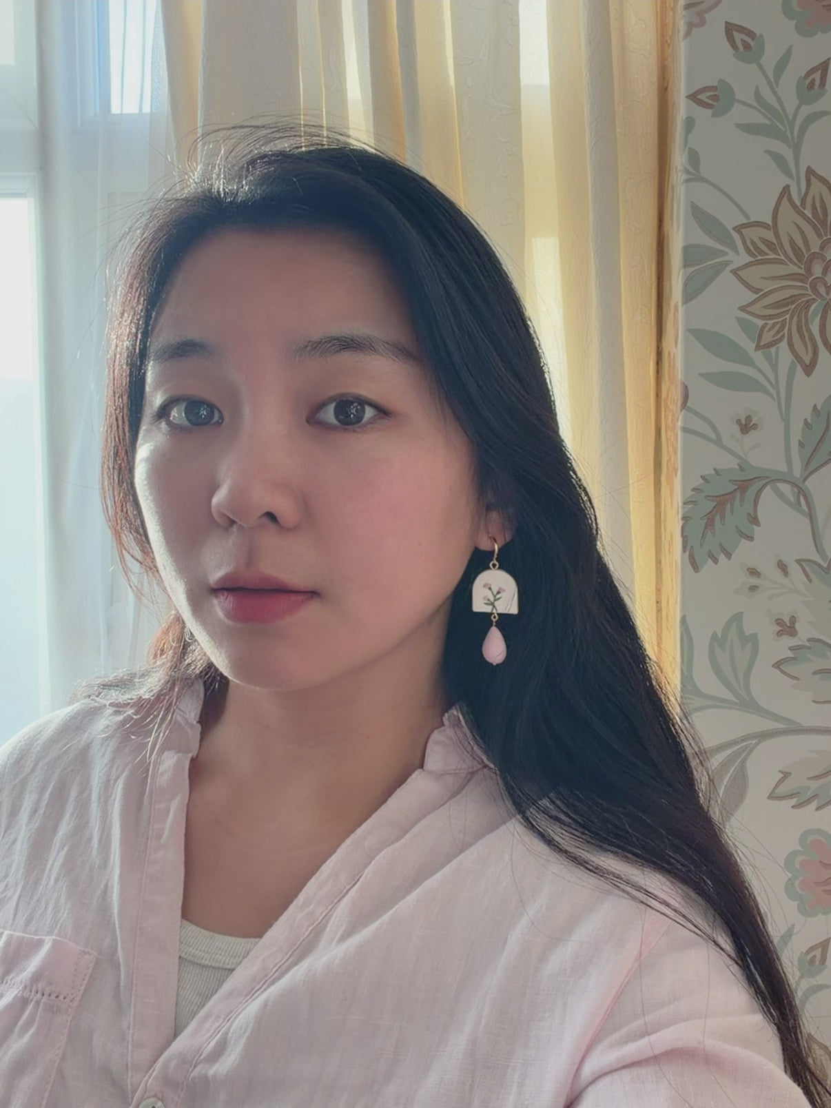 Carnation Bloom Earrings
